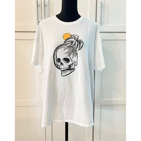 New DEL SOL Men's Biting Skull T-Shirt XL Eco Color Changing in Sun Women's Tee - Picture 9 of 16